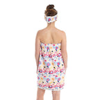 Floral Pop Spa Wrap and Headband Set | Bath Body Towel Shower by The Bullish Store
