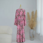 Floral Print Washed Crinkle Maxi Dress(MS437)