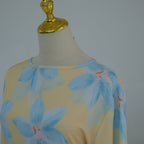 Floral Print Washed Crinkle Maxi Dress(MS437) La Vie Bien Floral Print Washed Crinkle Maxi Dress(MS437)