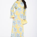 Floral Print Washed Crinkle Maxi Dress(MS437) La Vie Bien Floral Print Washed Crinkle Maxi Dress(MS437)