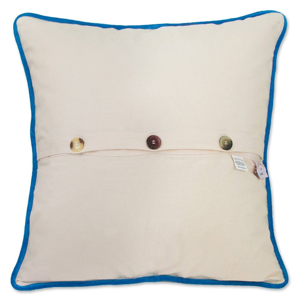 Florida Hand - Embroidered Pillow Pillows La Vie Bien Florida Hand - Embroidered Pillow
