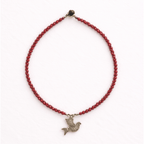 Flourish Bird Dove Beaded Necklace - Thailand Jewelry La Vie Bien Flourish Bird Dove Beaded Necklace - Thailand