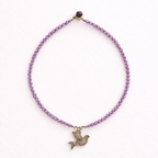 Flourish Bird Dove Beaded Necklace - Thailand Jewelry La Vie Bien Flourish Bird Dove Beaded Necklace - Thailand