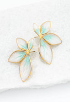 Flourish Mint Leaf Earrings by Ethical Trade Co
