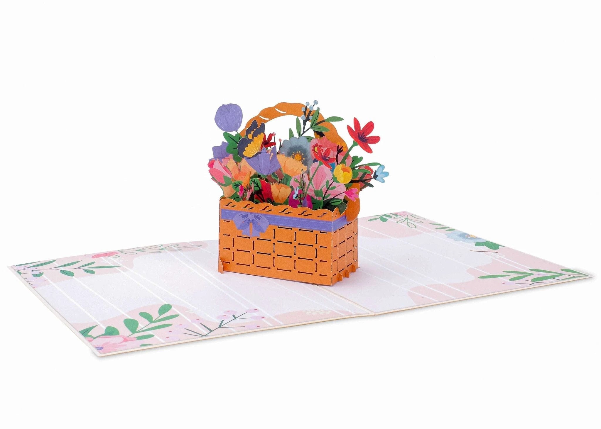 Flower Basket Pop Up Card by Paper Love