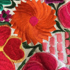 Flower Fields Embroidered Pillow Cover - Guatemala Decor La Vie Bien Flower Fields Embroidered Pillow Cover - Guatemala