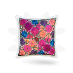 Flower Fields Embroidered Pillow Cover - Guatemala Decor La Vie Bien Flower Fields Embroidered Pillow Cover - Guatemala