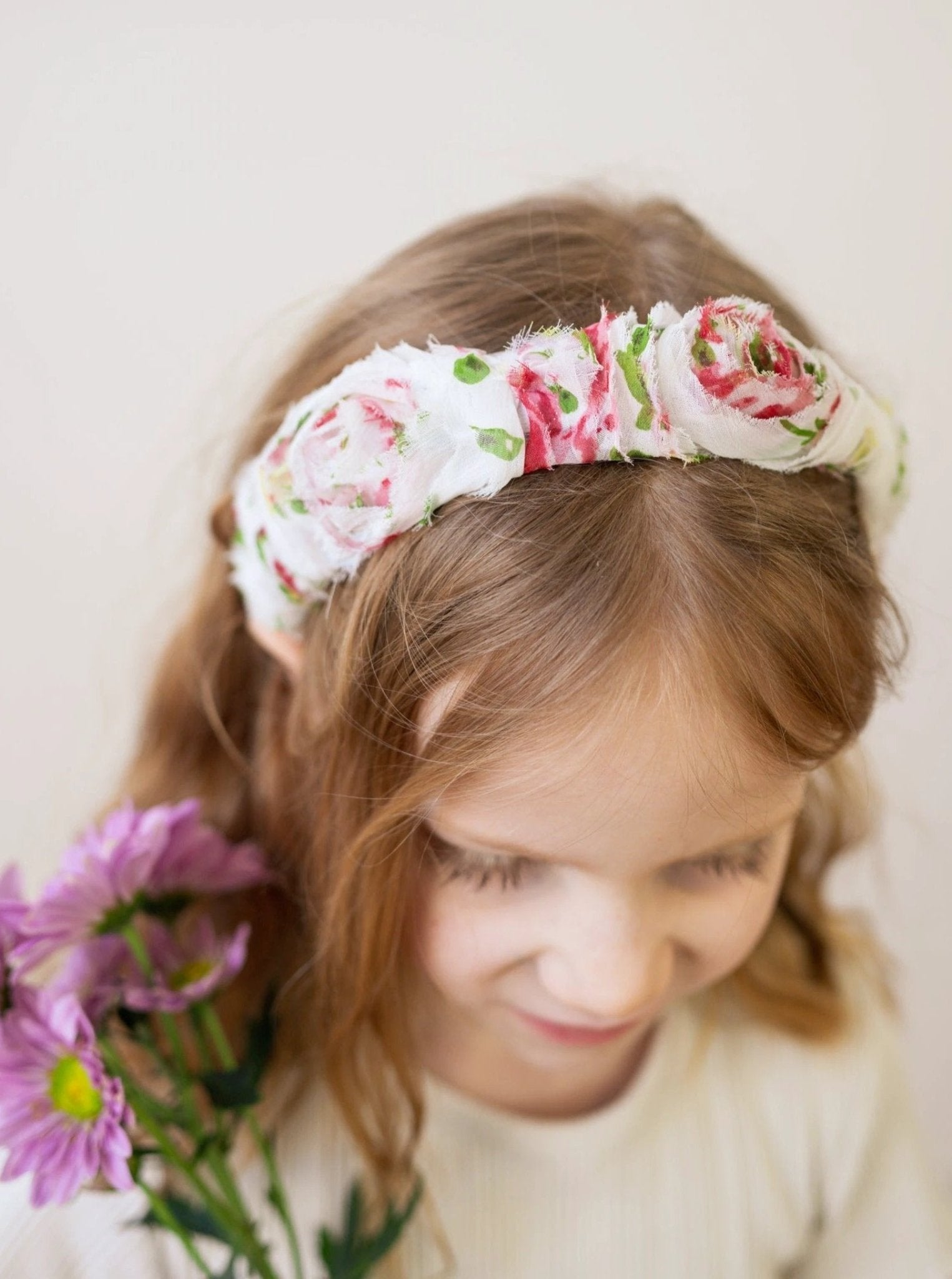 Flower Girl Rose Confection Child Headband by Ash & Rose