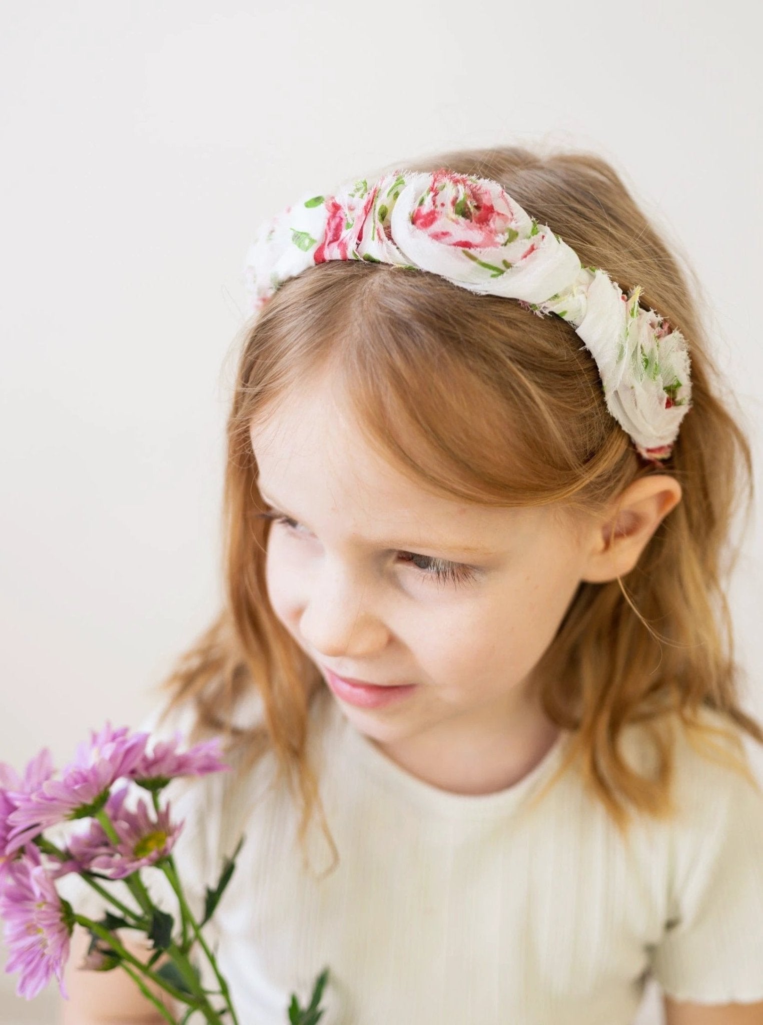 Flower Girl Rose Confection Child Headband by Ash & Rose