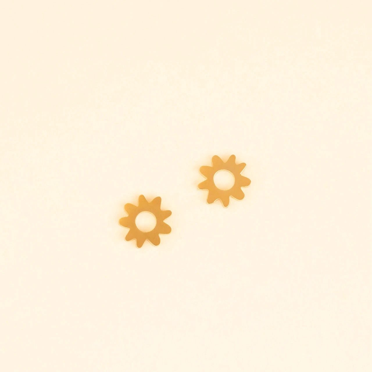 Flower Huggie Hoop Charms by Oh Clementine