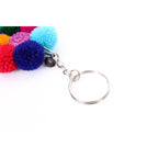 Flower Pompom With Tassel Key Chain - Thailand Accessories La Vie Bien Flower Pompom With Tassel Key Chain - Thailand