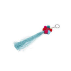 Flower Pompom With Tassel Key Chain - Thailand Accessories La Vie Bien Flower Pompom With Tassel Key Chain - Thailand