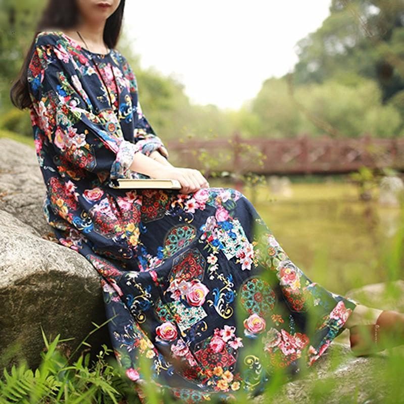 Flower Power Maxi Dress