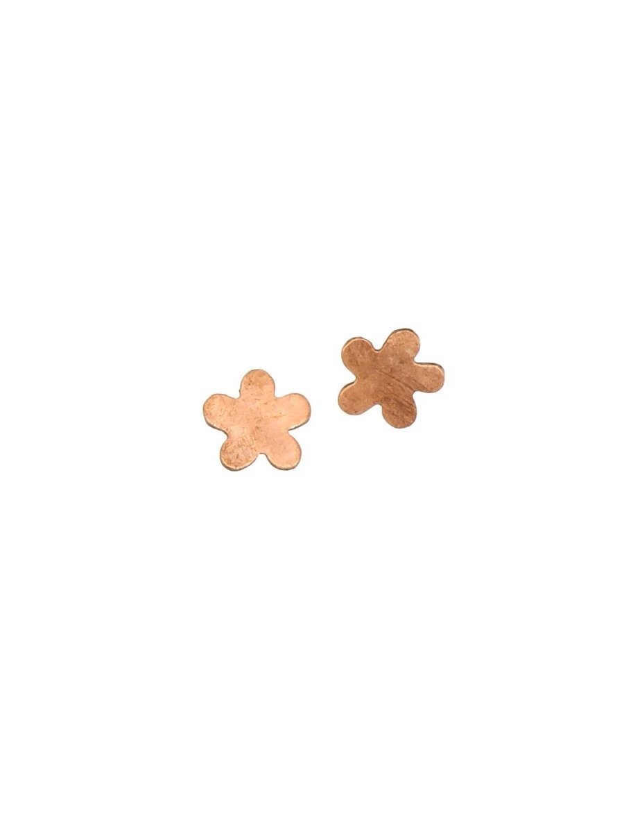 Flower Power Studs - Copper