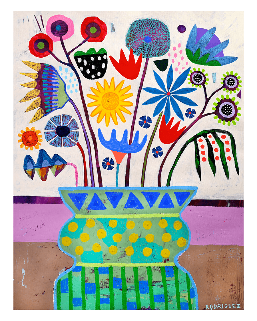 FLOWER VASE STUDY 1 PRINT