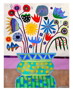 FLOWER VASE STUDY 1 PRINT by Marianne Angeli Rodriguez Gallery