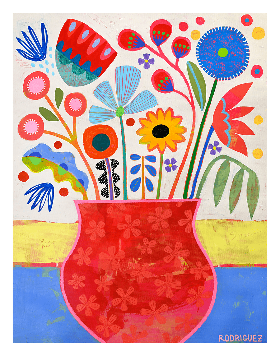FLOWER VASE STUDY 2 PRINT