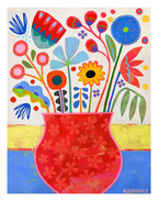FLOWER VASE STUDY 2 PRINT by Marianne Angeli Rodriguez Gallery