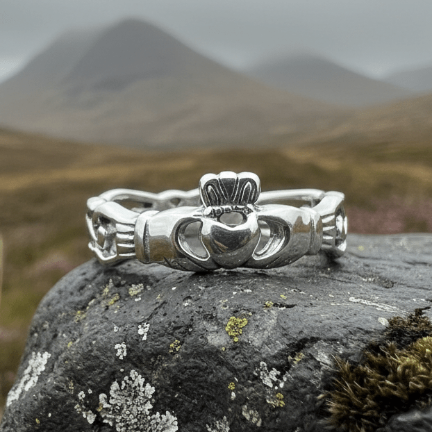 Folklore Irish Claddagh Ring in Sterling Silver Ring La Vie Bien Folklore Irish Claddagh Ring in Sterling Silver