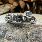 Folklore Irish Claddagh Ring in Sterling Silver Ring La Vie Bien Folklore Irish Claddagh Ring in Sterling Silver