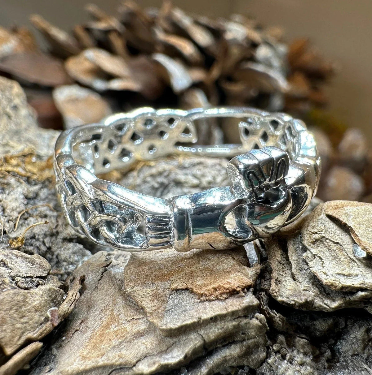 Folklore Irish Claddagh Ring in Sterling Silver Ring La Vie Bien Folklore Irish Claddagh Ring in Sterling Silver