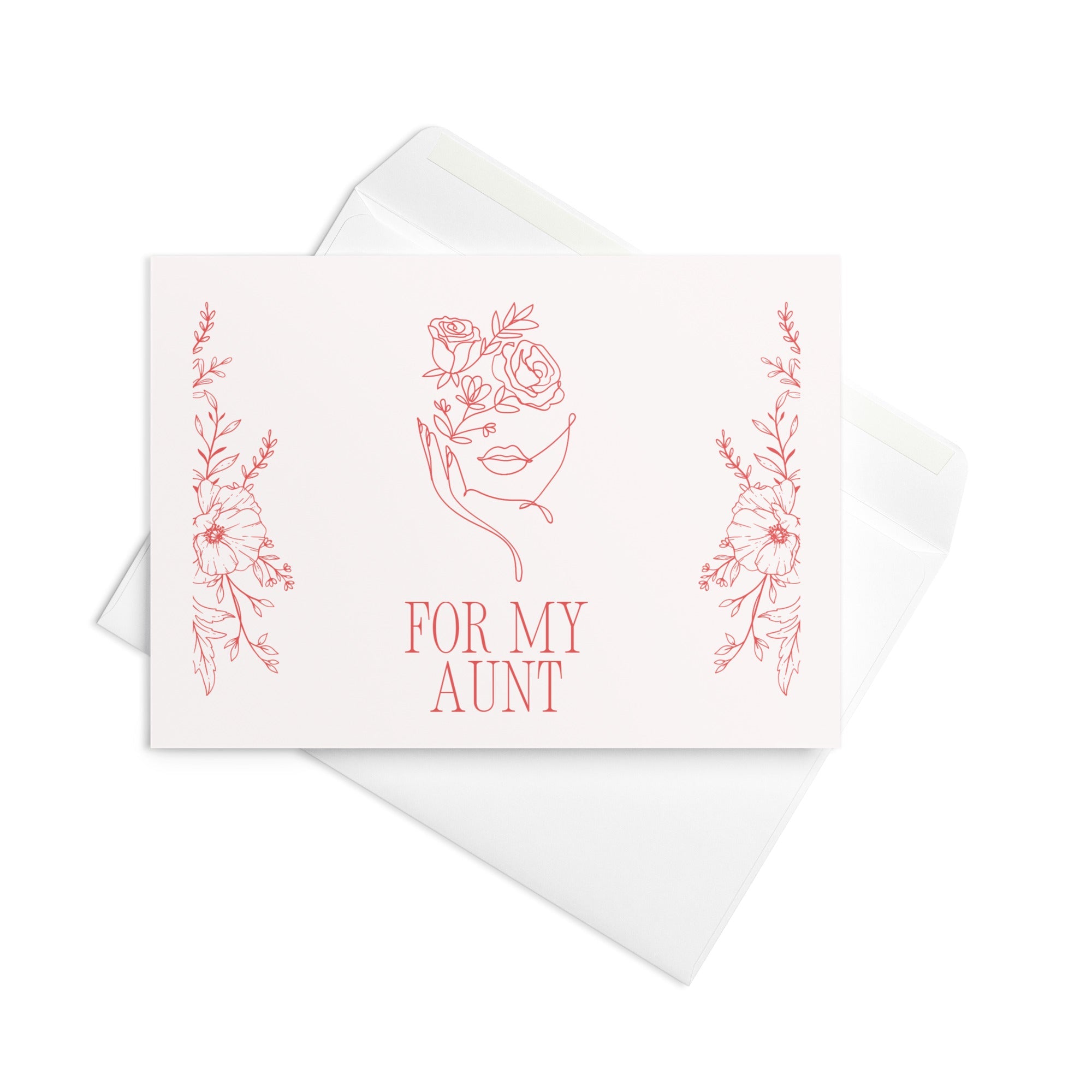 For my aunt Greeting card