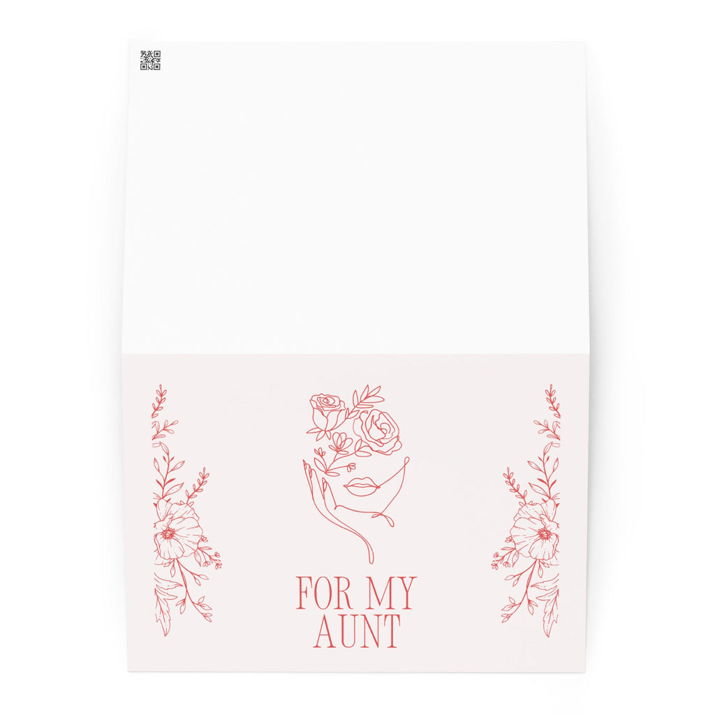For my aunt Greeting card