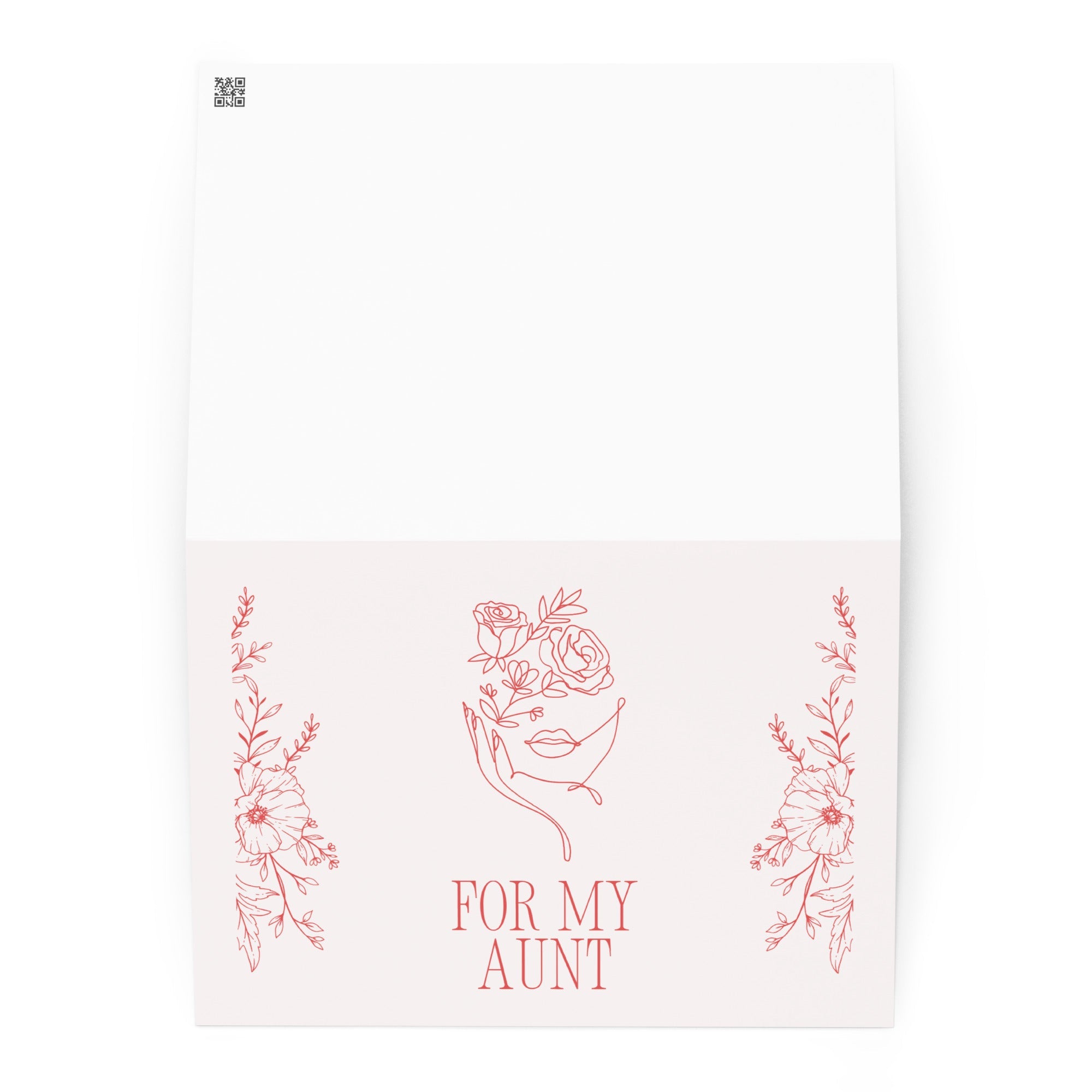 For my aunt Greeting card
