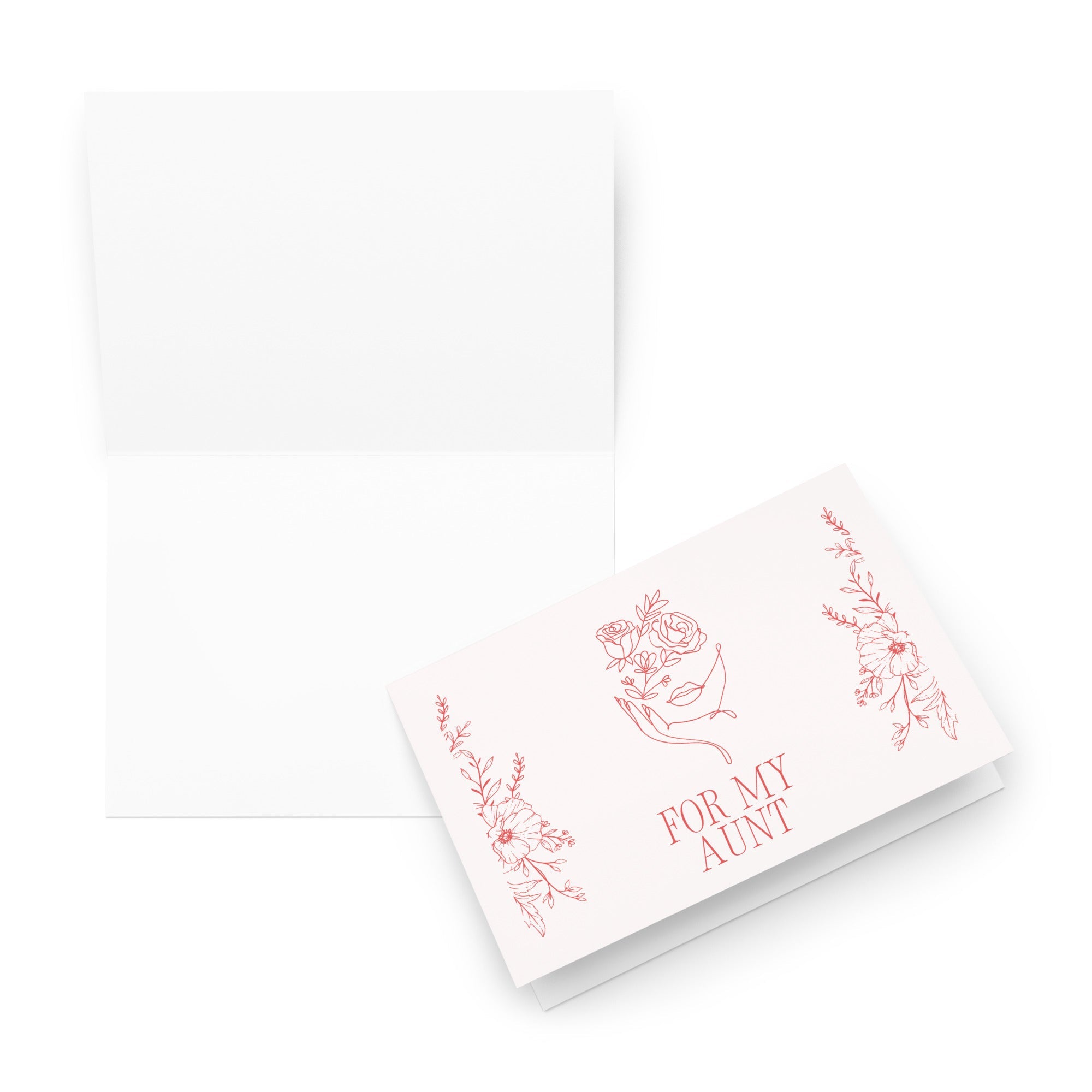 For my aunt Greeting card