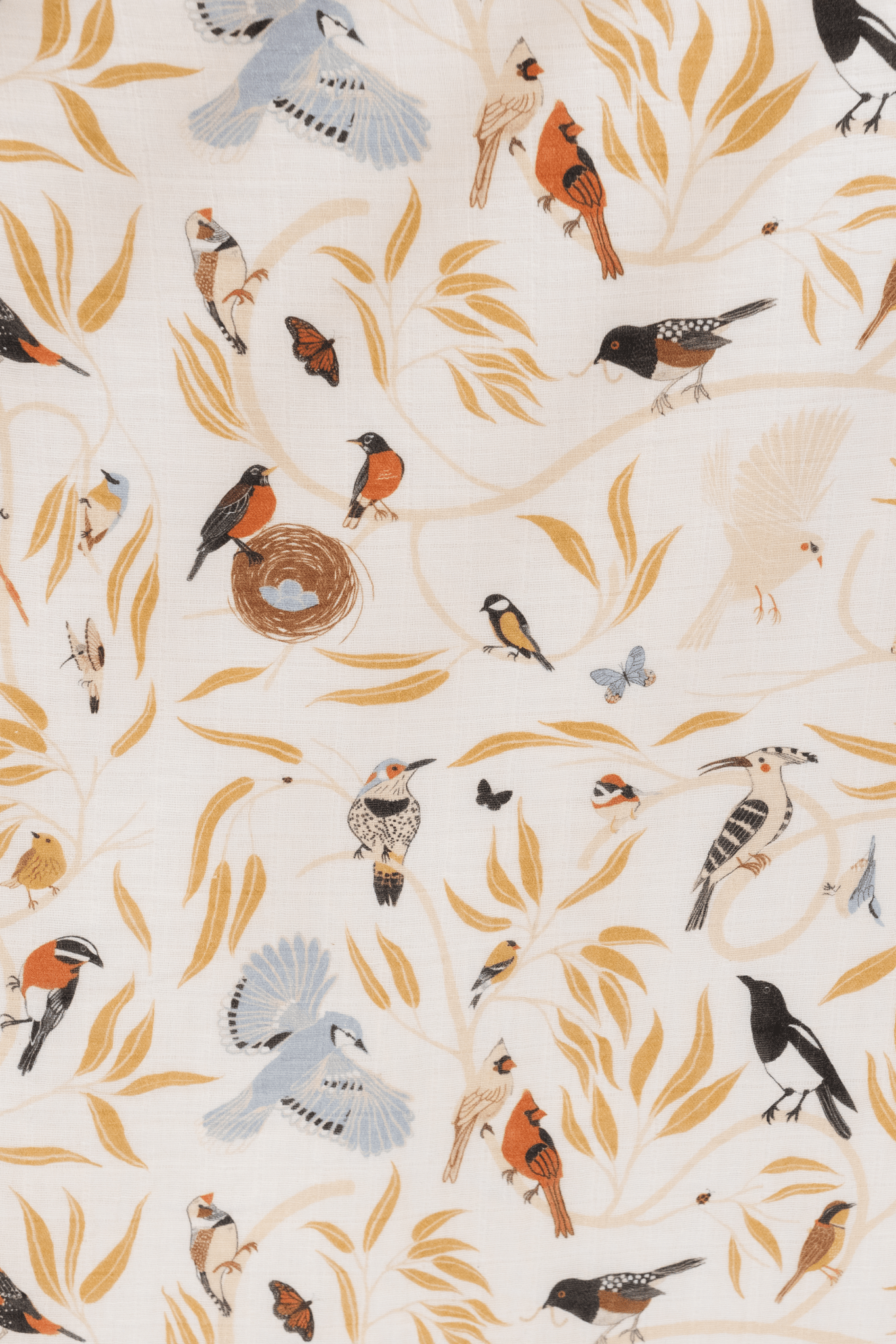 For the Birds Crib Sheet Crib Sheets La Vie Bien For the Birds Crib Sheet