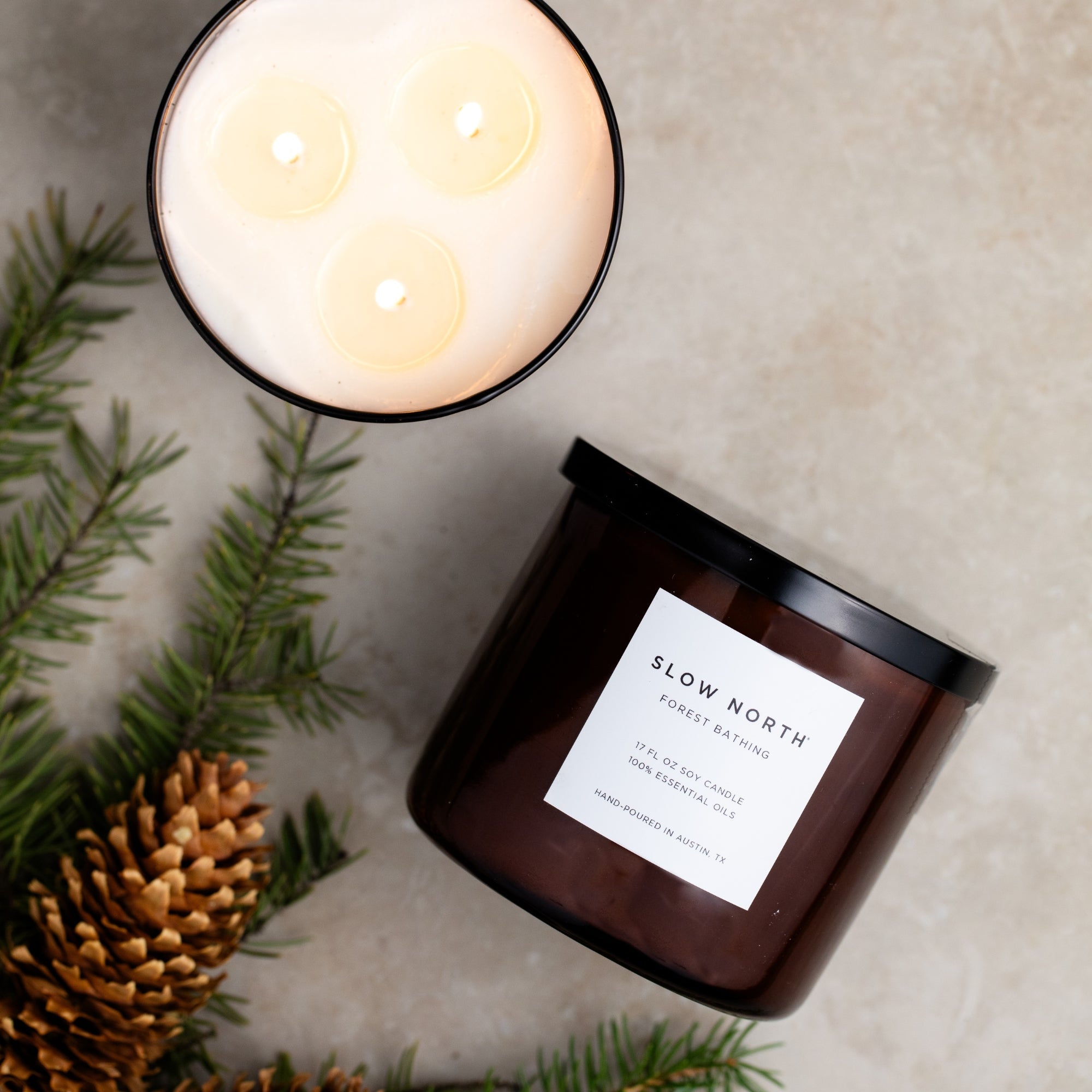 Forest Bathing - Signature 3 - Wick Candle Signature 3 - Wick Candle La Vie Bien Forest Bathing - Signature 3 - Wick Candle