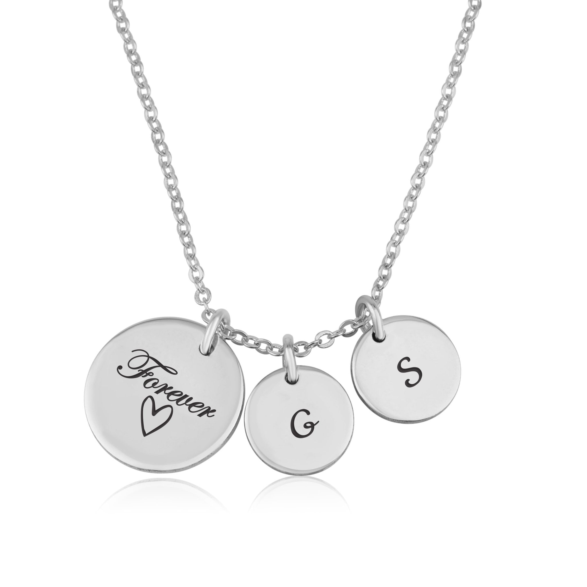 Forever Love Initial Necklace