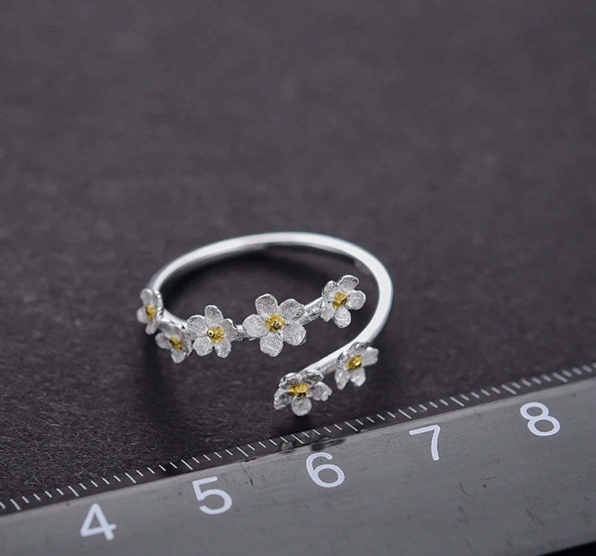 Forget Me Not Ring Mini Ring La Vie Bien Forget Me Not Ring Mini