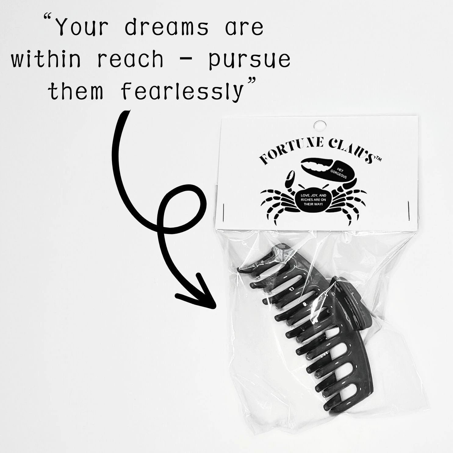 Fortune Claws™ Hair Claws | Unique Fortune Inside | Single or Gift Pack by The Bullish Store