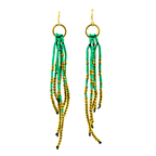 Fortune Jade Boho Dangly Earrings - Australia La Vie Bien Fortune Jade Boho Dangly Earrings - Australia