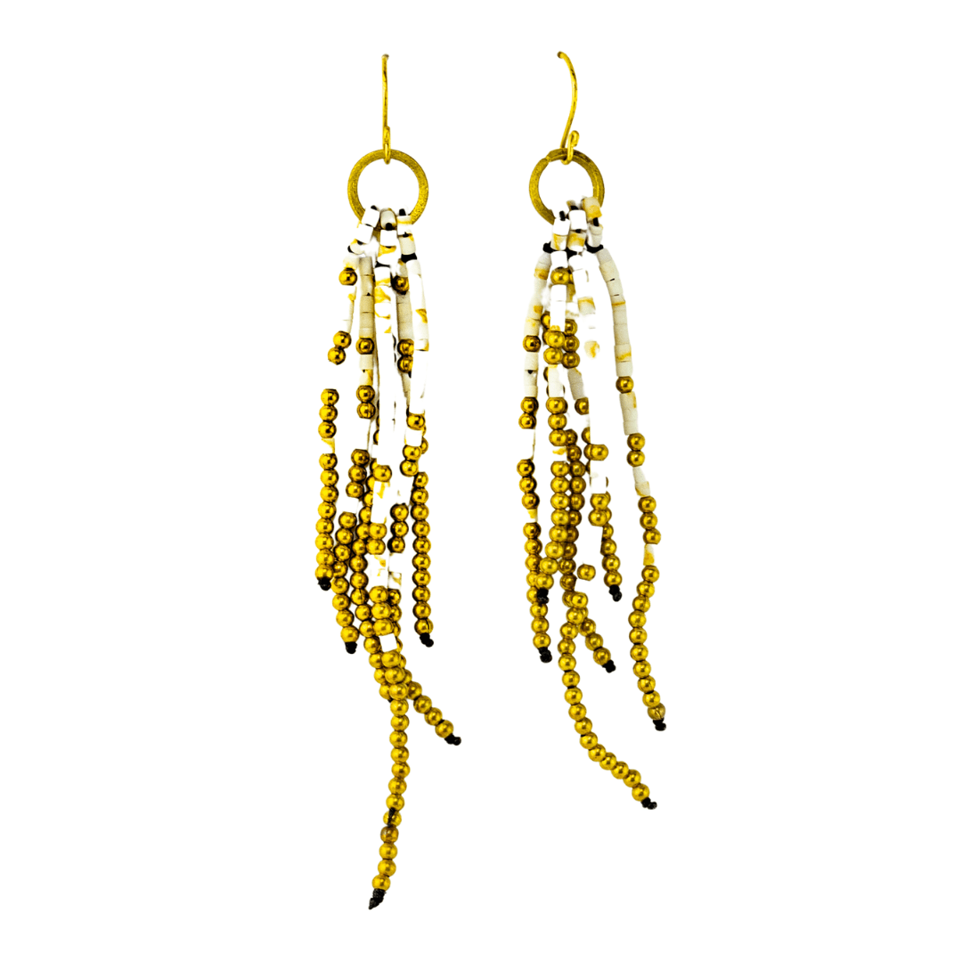 Fortune Jade Boho Dangly Earrings - Australia La Vie Bien Fortune Jade Boho Dangly Earrings - Australia