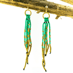 Fortune Jade Boho Dangly Earrings - Australia La Vie Bien Fortune Jade Boho Dangly Earrings - Australia