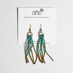 Fortune Jade Boho Tassel Earrings - Thailand Jewelry La Vie Bien Fortune Jade Boho Tassel Earrings - Thailand