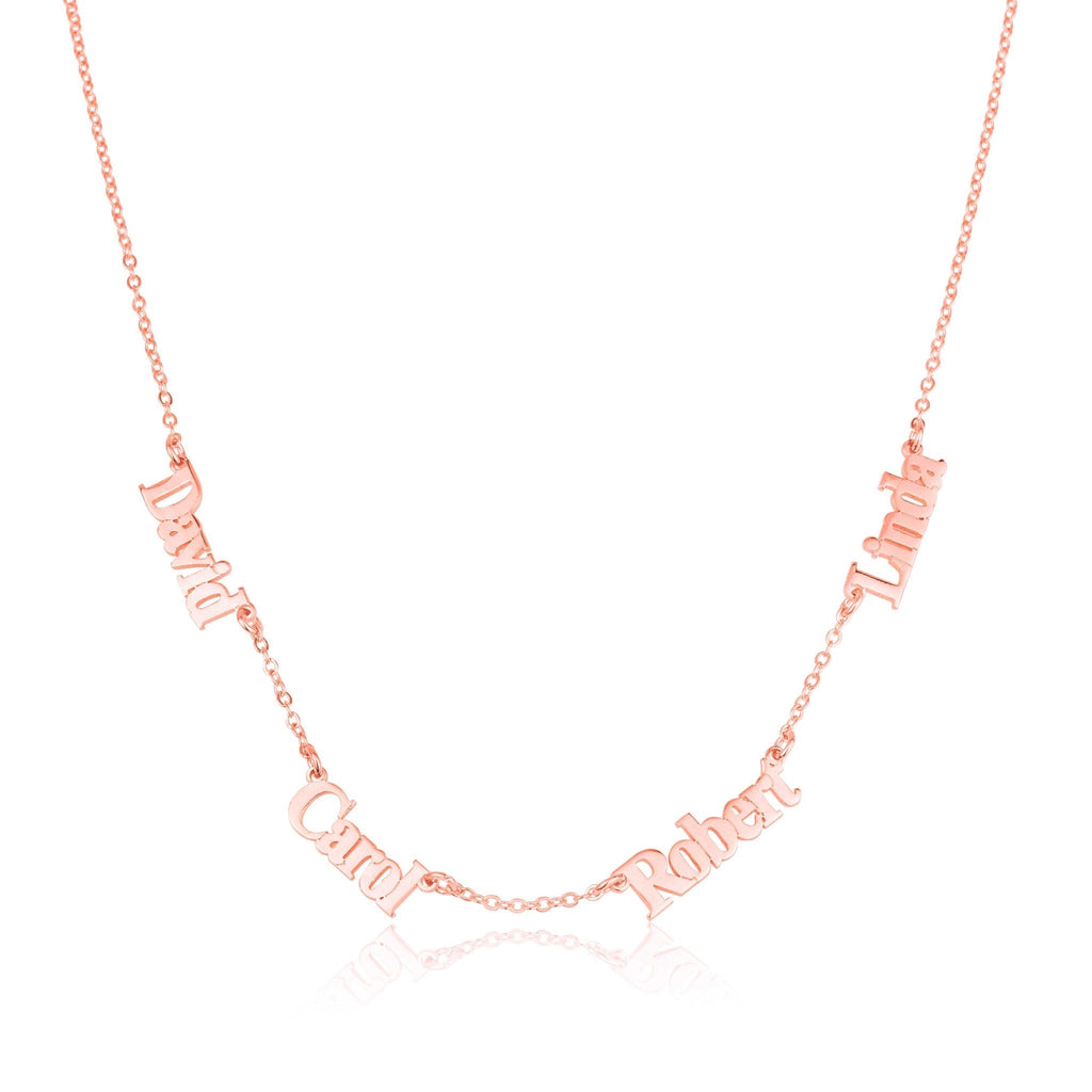 Four Name Necklace