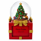 Four-Sided Picture Frame Christmas Tree Musical Water Snow Globe Snow Globes > Santa La Vie Bien Four-Sided Picture Frame Christmas Tree Musical Water Snow Globe