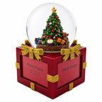 Four-Sided Picture Frame Christmas Tree Musical Water Snow Globe Snow Globes > Santa La Vie Bien Four-Sided Picture Frame Christmas Tree Musical Water Snow Globe