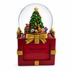 Four-Sided Picture Frame Christmas Tree Musical Water Snow Globe Snow Globes > Santa La Vie Bien Four-Sided Picture Frame Christmas Tree Musical Water Snow Globe