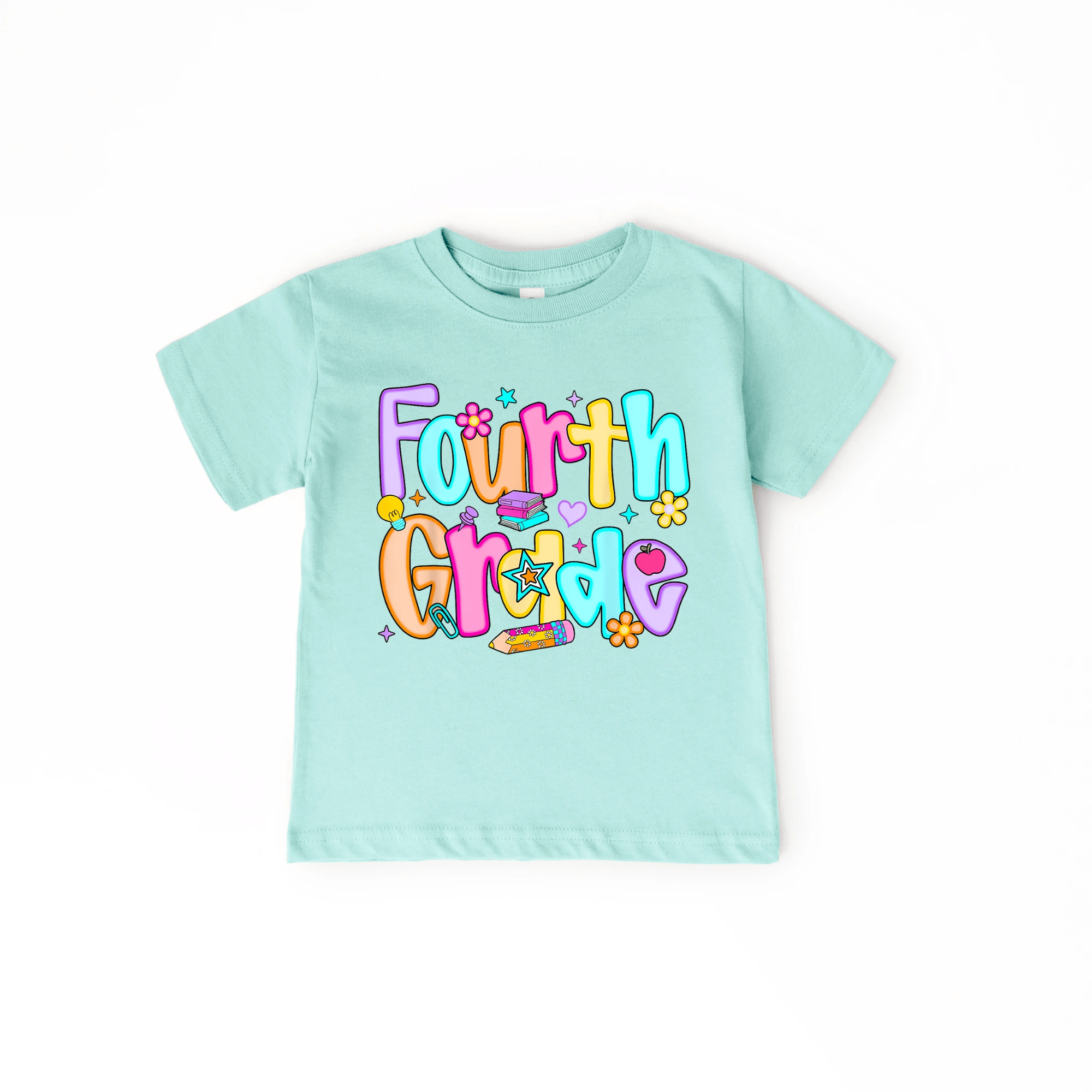 Fourth Grade Girl tee shirt - back to school collection by Benny and Ray Apparel