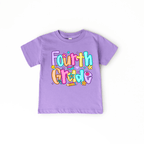 Fourth Grade Girl tee shirt - back to school collection by Benny and Ray Apparel