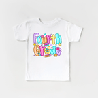 Fourth Grade Girl tee shirt - back to school collection by Benny and Ray Apparel