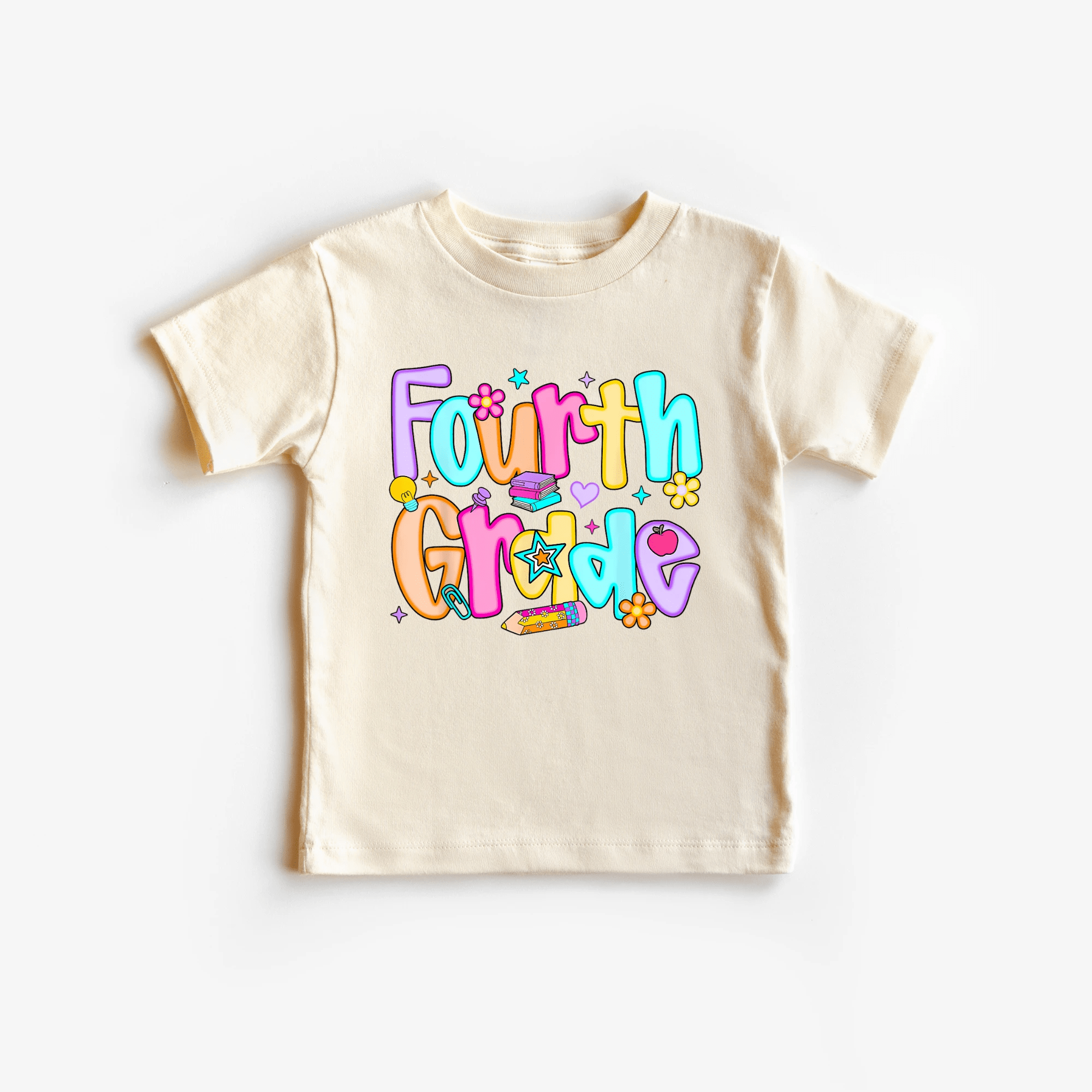 Fourth Grade Girl tee shirt - back to school collection by Benny and Ray Apparel