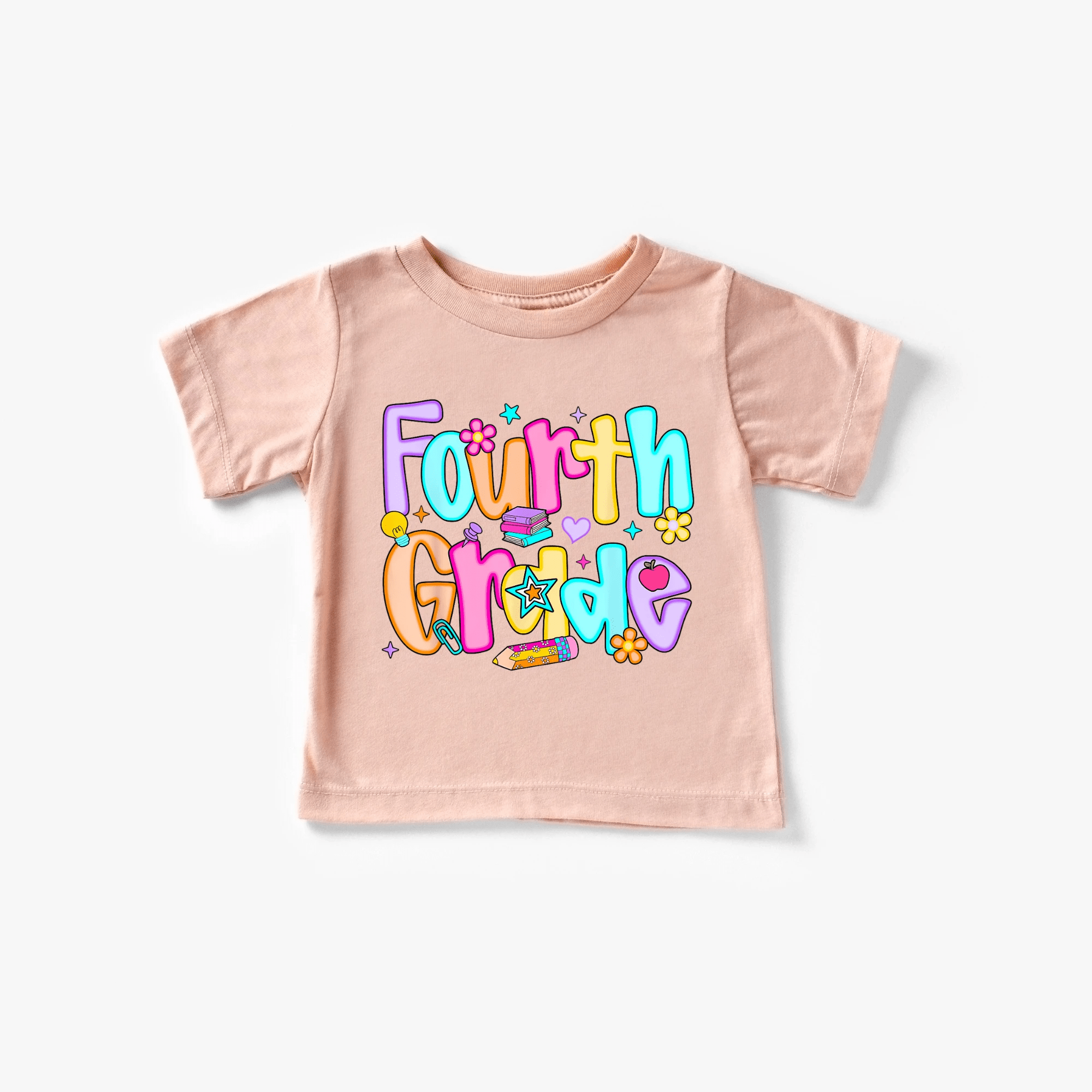 Fourth Grade Girl tee shirt - back to school collection by Benny and Ray Apparel