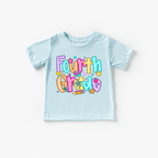 Fourth Grade Girl tee shirt - back to school collection by Benny and Ray Apparel