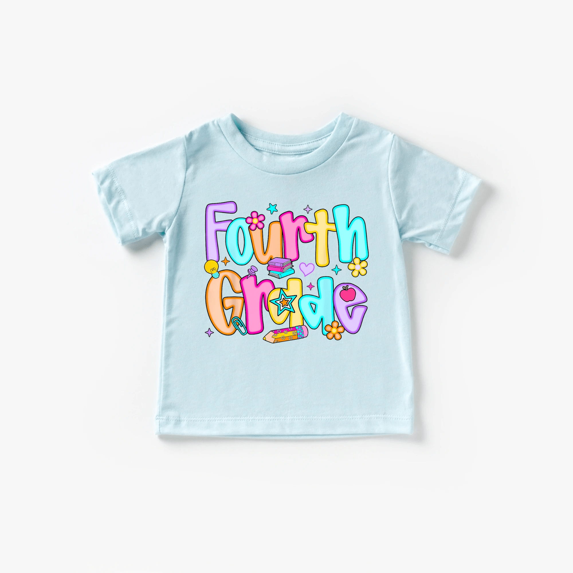 Fourth Grade Girl tee shirt - back to school collection by Benny and Ray Apparel