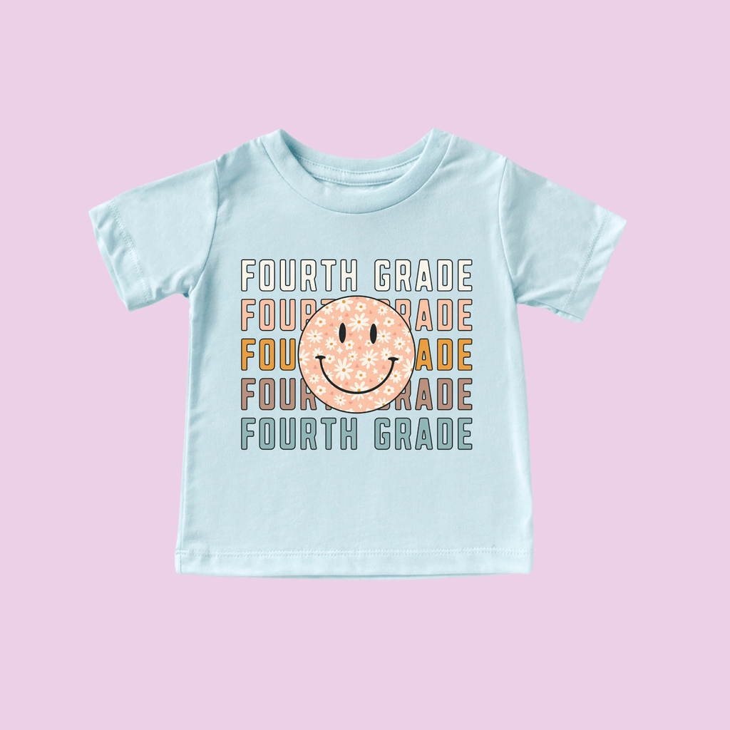 Fourth Grade tshirt, youth sizes, back to school collection by Benny and Ray Apparel
